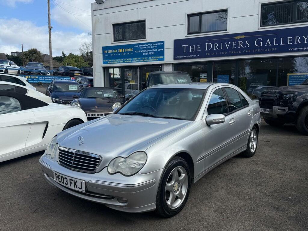 Mercedes-Benz C Class Saloon 1.8 C200 Kompressor Avantgarde 200303 Silver