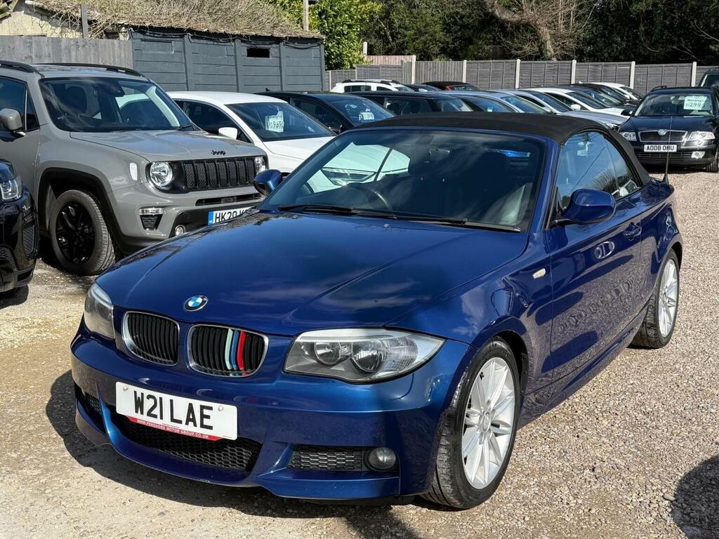 BMW 1 Series Convertible 2.0 118D M Sport Euro 5 Ss 201 W21LAE Blue #2