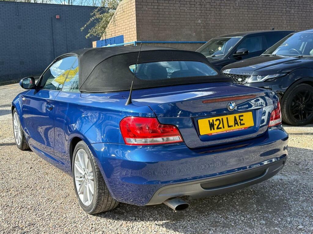 BMW 1 Series Convertible 2.0 118D M Sport Euro 5 Ss 201 W21LAE Blue #3