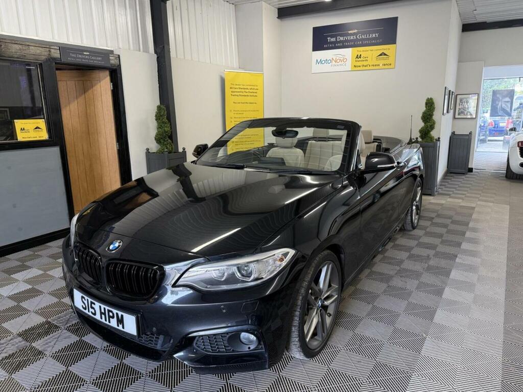 BMW 2 Series Convertible 2.0 220D M Sport Euro 6 Ss 201 Black
