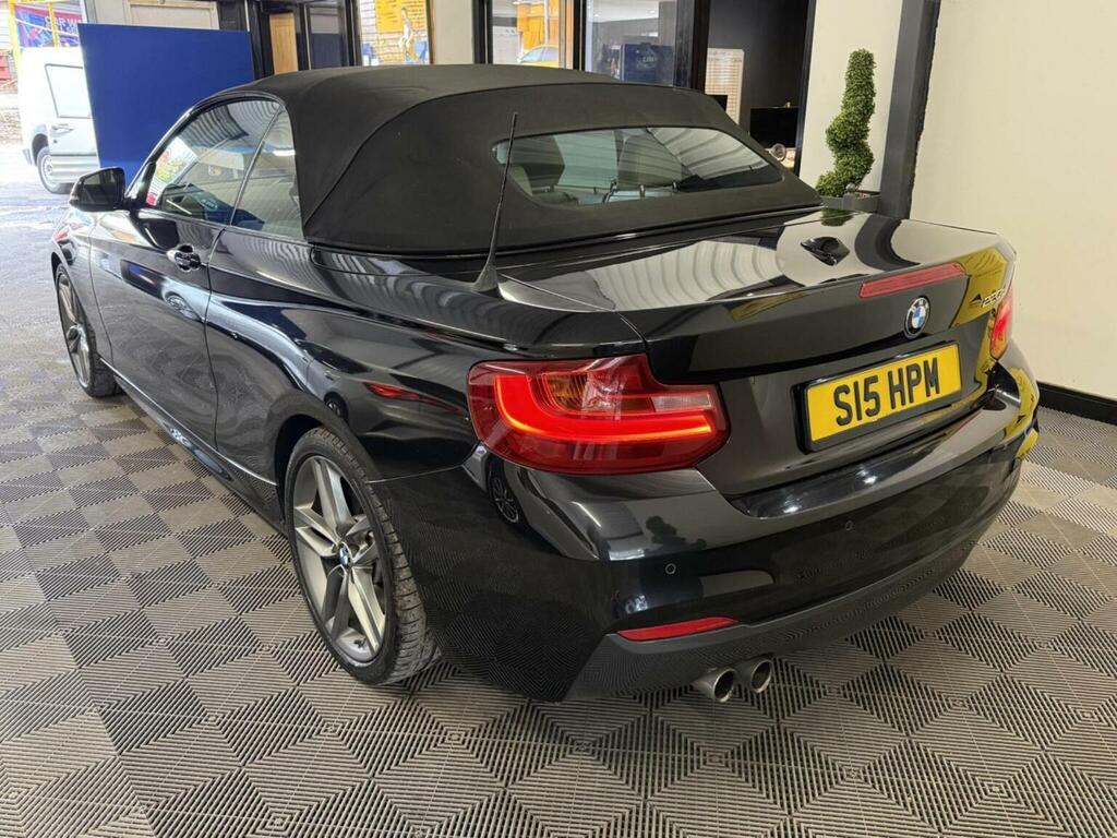 BMW 2 Series Convertible 2.0 220D M Sport Euro 6 Ss 201 Black #3