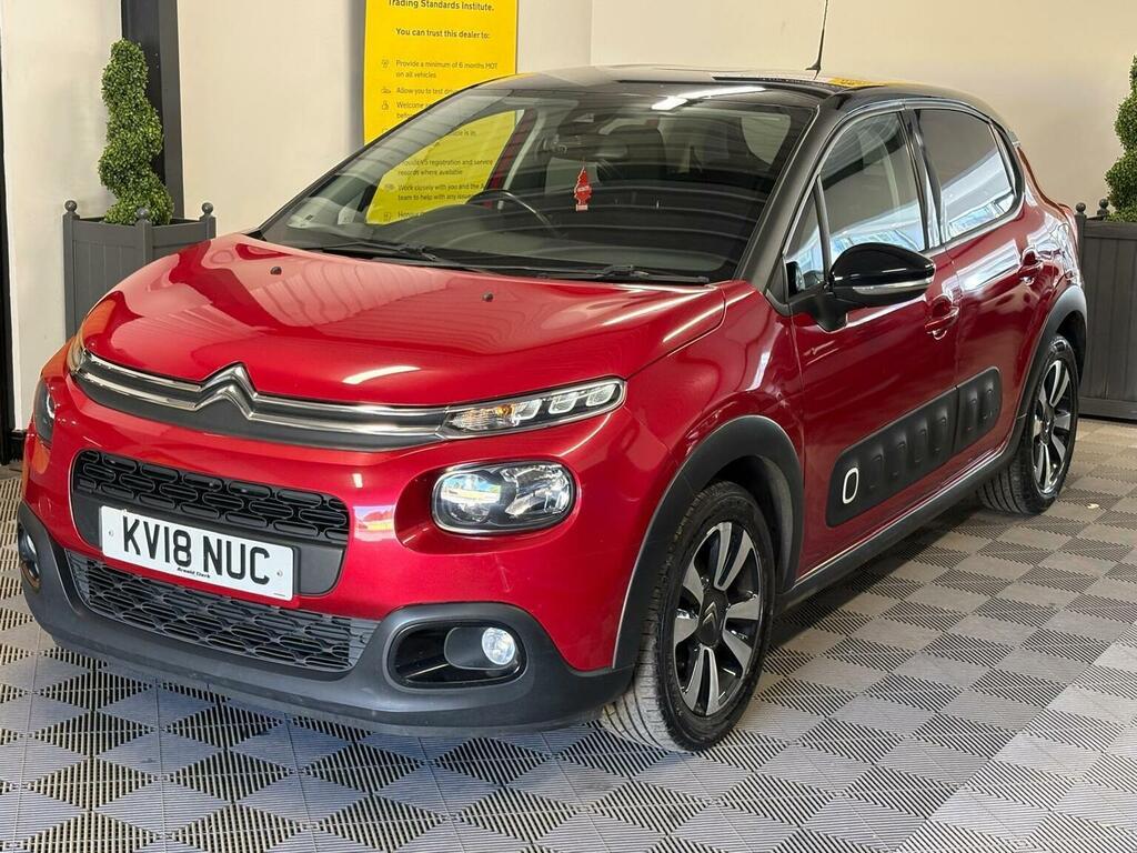 Citroen C3 Hatchback 1.2 Puretech Flair Euro 6 201818 KV18NUC Red #6