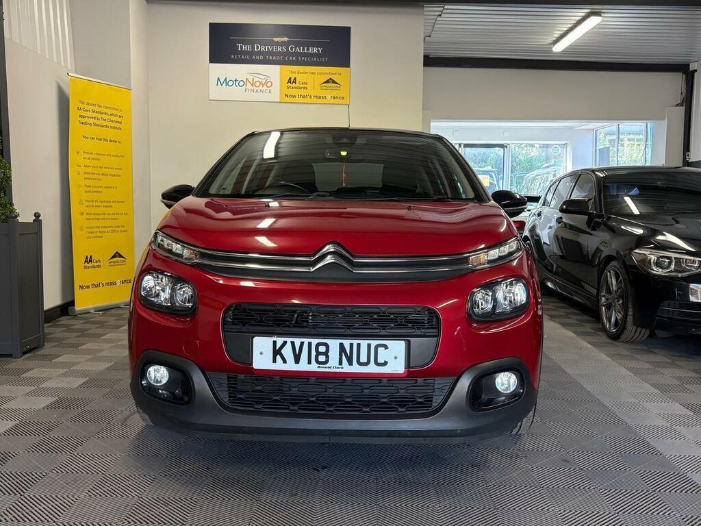 Citroen C3 Hatchback 1.2 Puretech Flair Euro 6 201818 KV18NUC Red #3