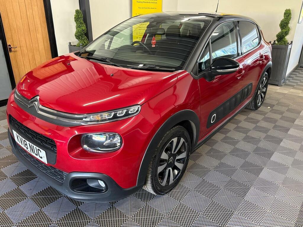 Citroen C3 Hatchback 1.2 Puretech Flair Euro 6 201818 KV18NUC Red #5