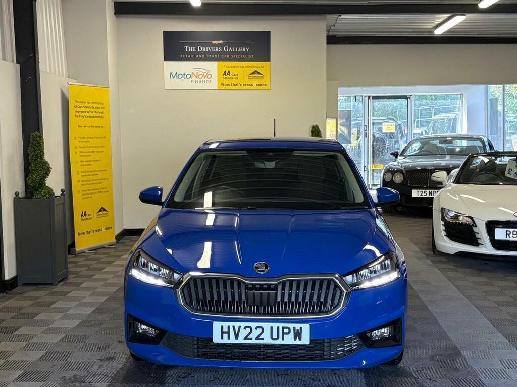 Skoda Fabia Hatchback 1.0 Tsi Se L Dsg Euro 6 Ss 2022 HV22UPW Blue #3
