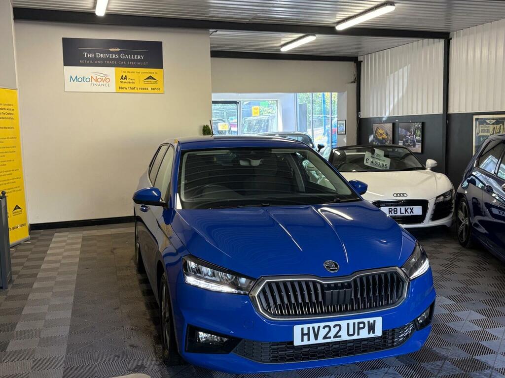 Skoda Fabia Hatchback 1.0 Tsi Se L Dsg Euro 6 Ss 2022 HV22UPW Blue #5
