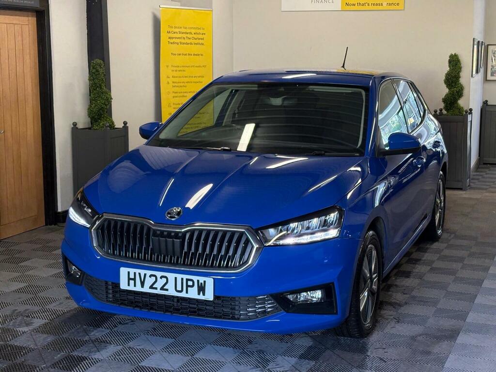 Skoda Fabia Hatchback 1.0 Tsi Se L Dsg Euro 6 Ss 2022 HV22UPW Blue #2