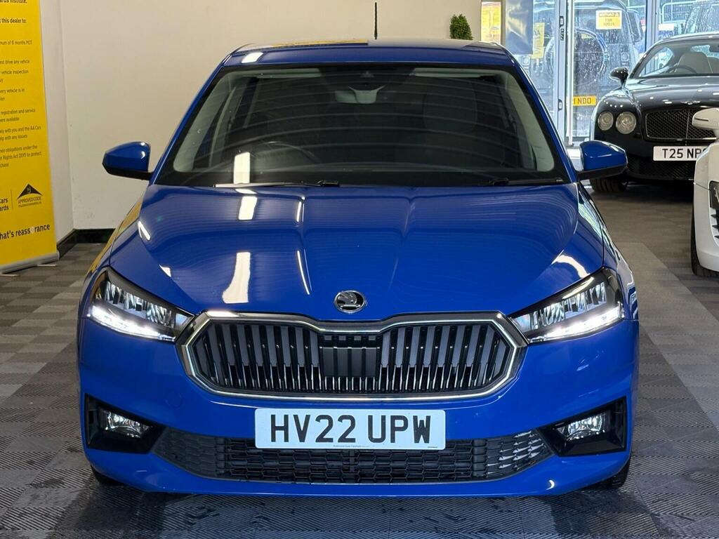 Skoda Fabia Hatchback 1.0 Tsi Se L Dsg Euro 6 Ss 2022 HV22UPW Blue #4