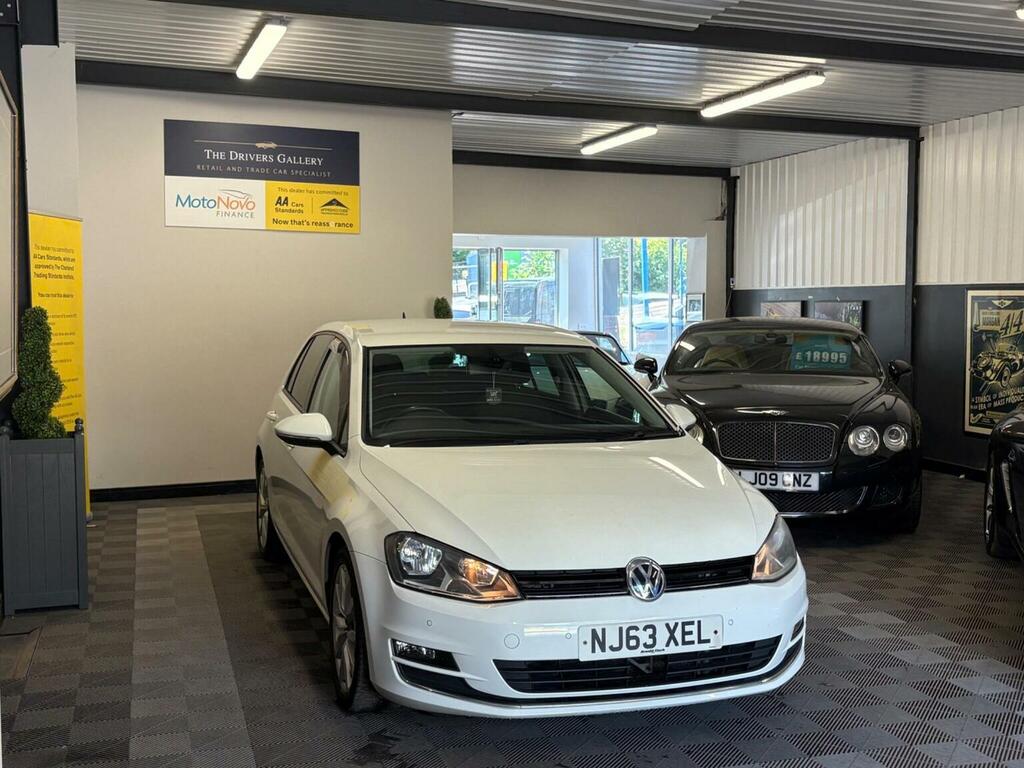 Volkswagen Golf Hatchback 2.0 Tdi Bluemotion Tech Gt Euro 5 Ss NJ63XEL White #5