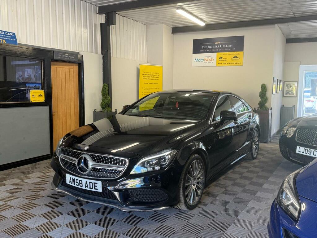 Mercedes-Benz CLS Saloon 2.1 Cls220d Amg Line Coupe G-tronic Euro 6 Black