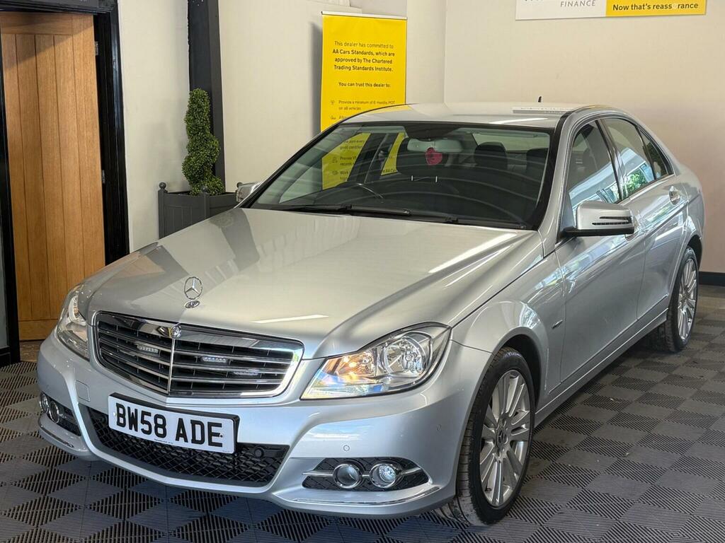 Mercedes-Benz C Class Saloon 2.1 C220 Cdi Blueefficiency Elegance G-tron BW58ADE Silver #2