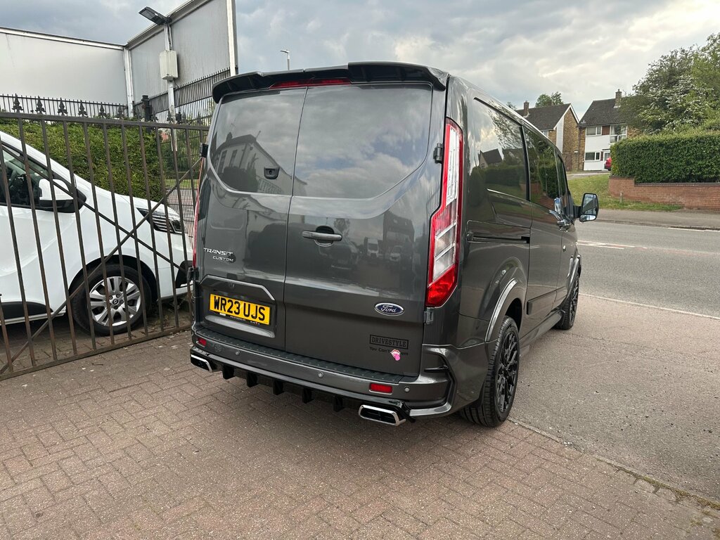 Ford Transit Custom 2.0 320 Ecoblue Limited Crew Van Double Cab Di WR23UJS Grey #4