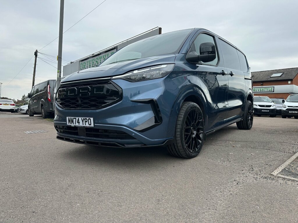 Ford Transit Custom 2.0 300 Ecoblue Limited Panel Van Manua MM74YPO Blue #3