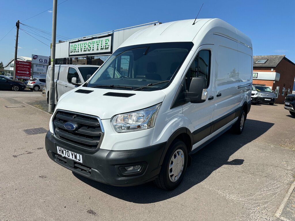 Ford Transit Custom 2.0 350 Ecoblue Trend Panel Van HW70YWJ White #3