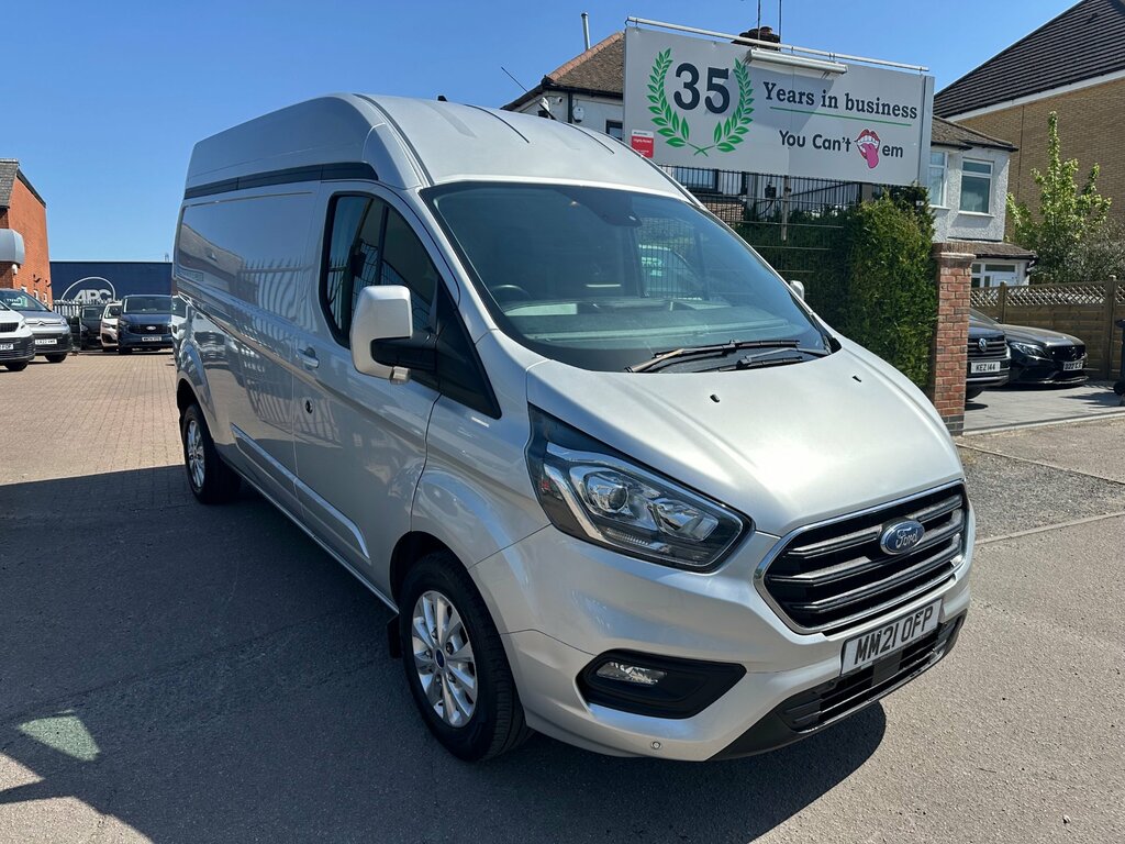 Ford Transit Custom 2.0 300 Ecoblue Limited Panel Van Manua MM21OFP Silver #2
