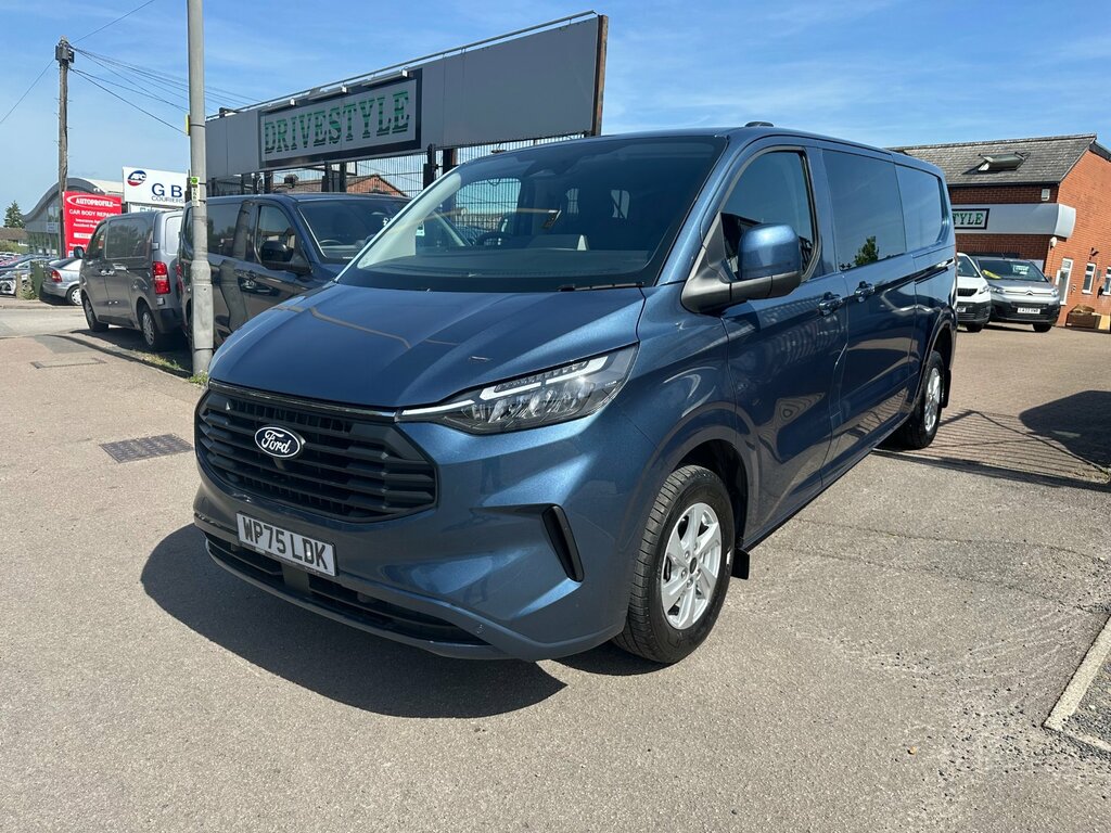 Ford Transit Custom 2.0 320 Ecoblue Limited Crew Van Double Cab Di WP75LDK Blue #4