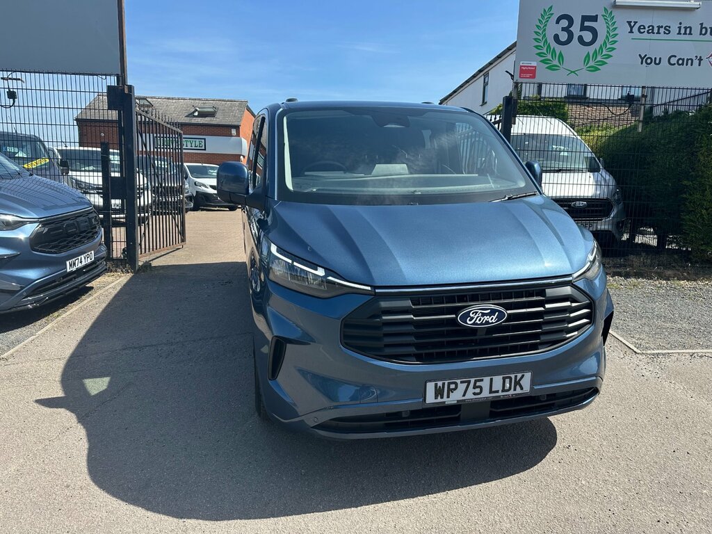 Ford Transit Custom 2.0 320 Ecoblue Limited Crew Van Double Cab Di WP75LDK Blue #3