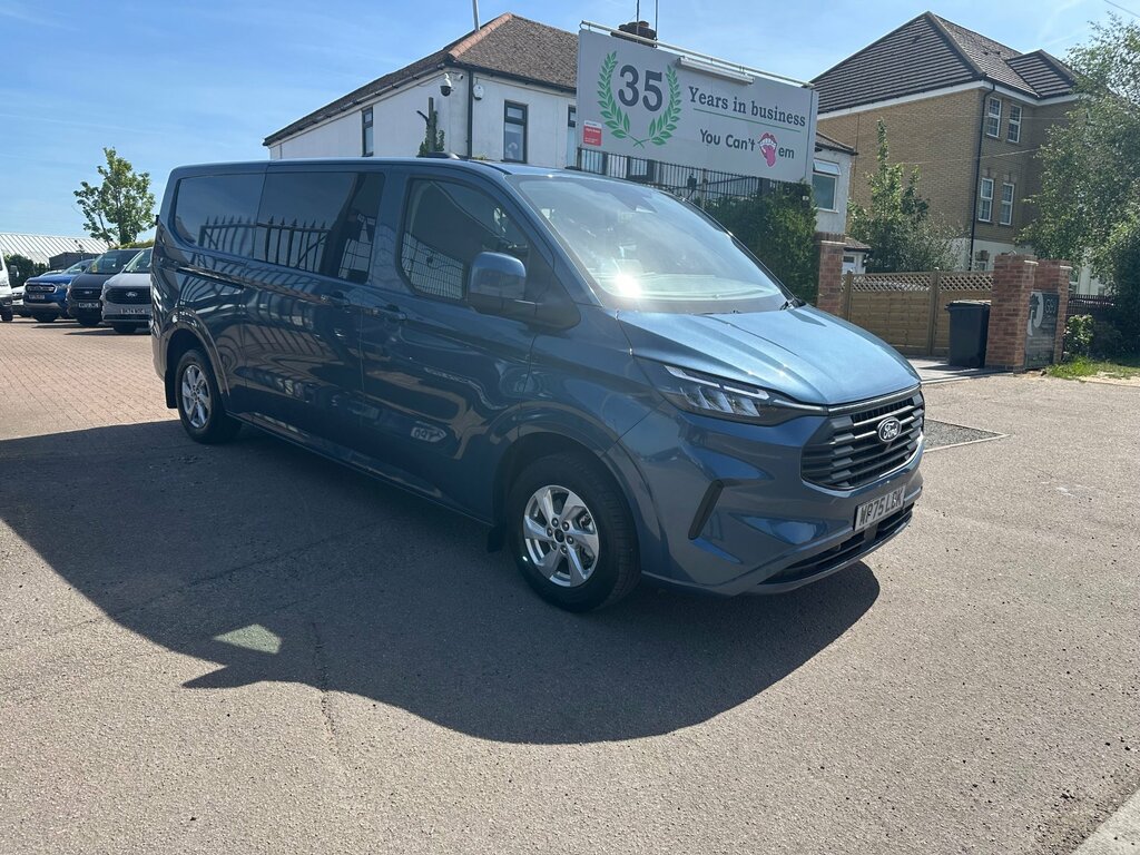 Ford Transit Custom 2.0 320 Ecoblue Limited Crew Van Double Cab Di WP75LDK Blue #2
