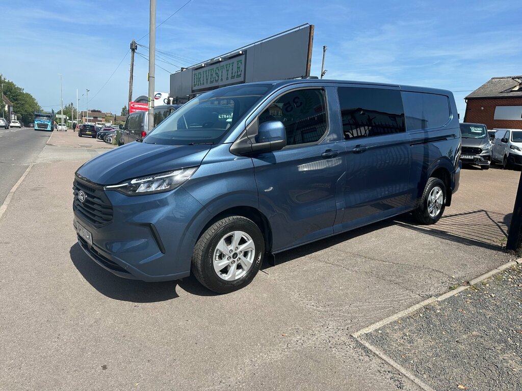 Ford Transit Custom 2.0 320 Ecoblue Limited Crew Van Double Cab Di WP75LDK Blue #5
