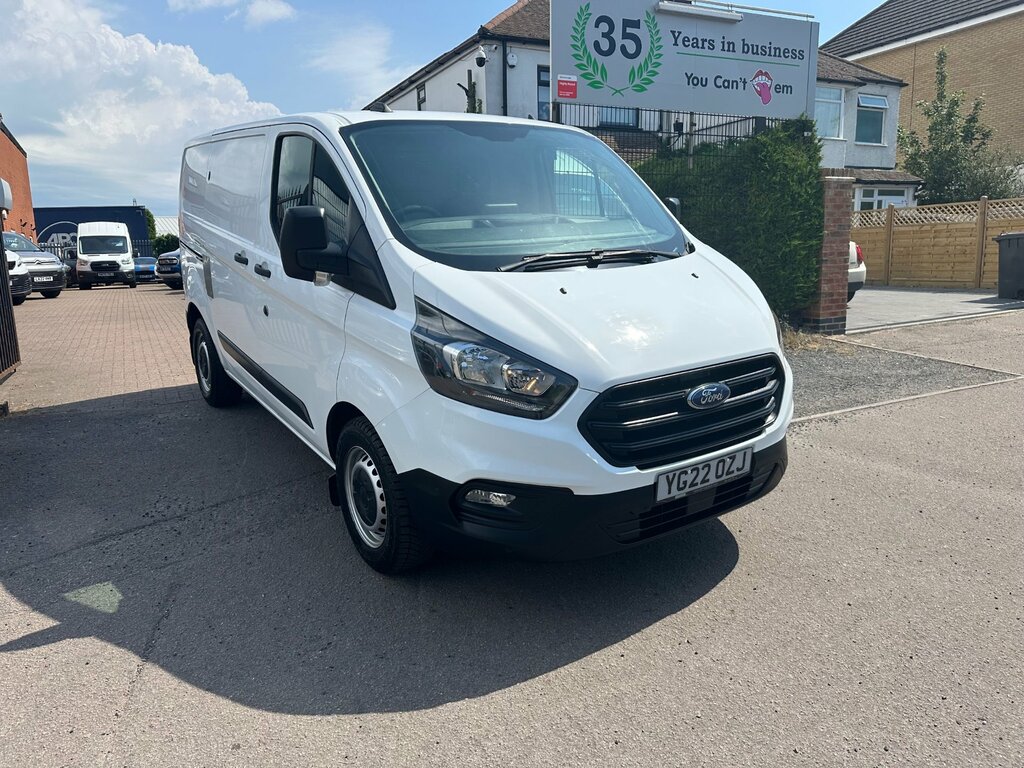 Ford Transit Custom 2.0 320 Ecoblue Leader Panel Van YG22OZJ White #2