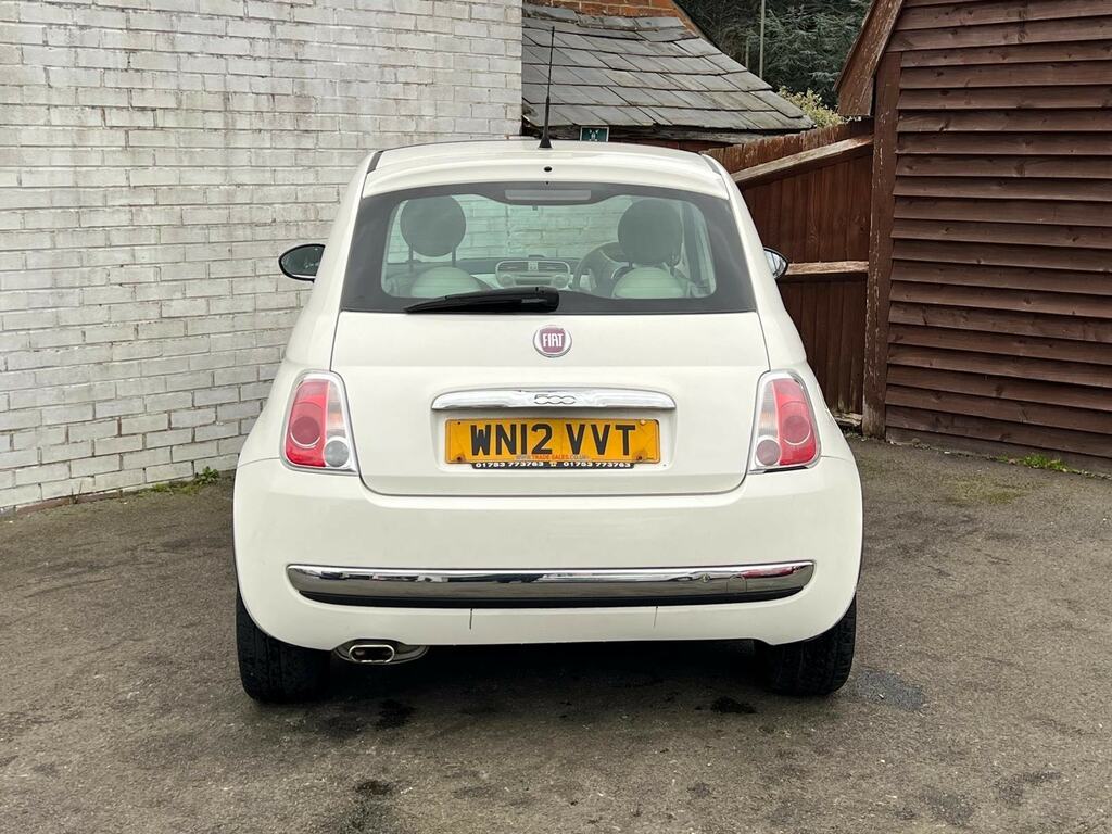 Fiat 500 1.2 Lounge Euro 5 Ss WN12VVT White #5