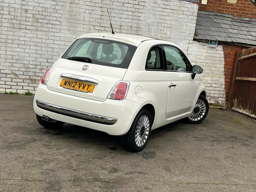 Fiat 500 1.2 Lounge Euro 5 Ss WN12VVT White #6