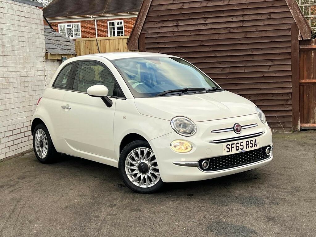Fiat 500 1.2 Lounge Euro 6 Ss White