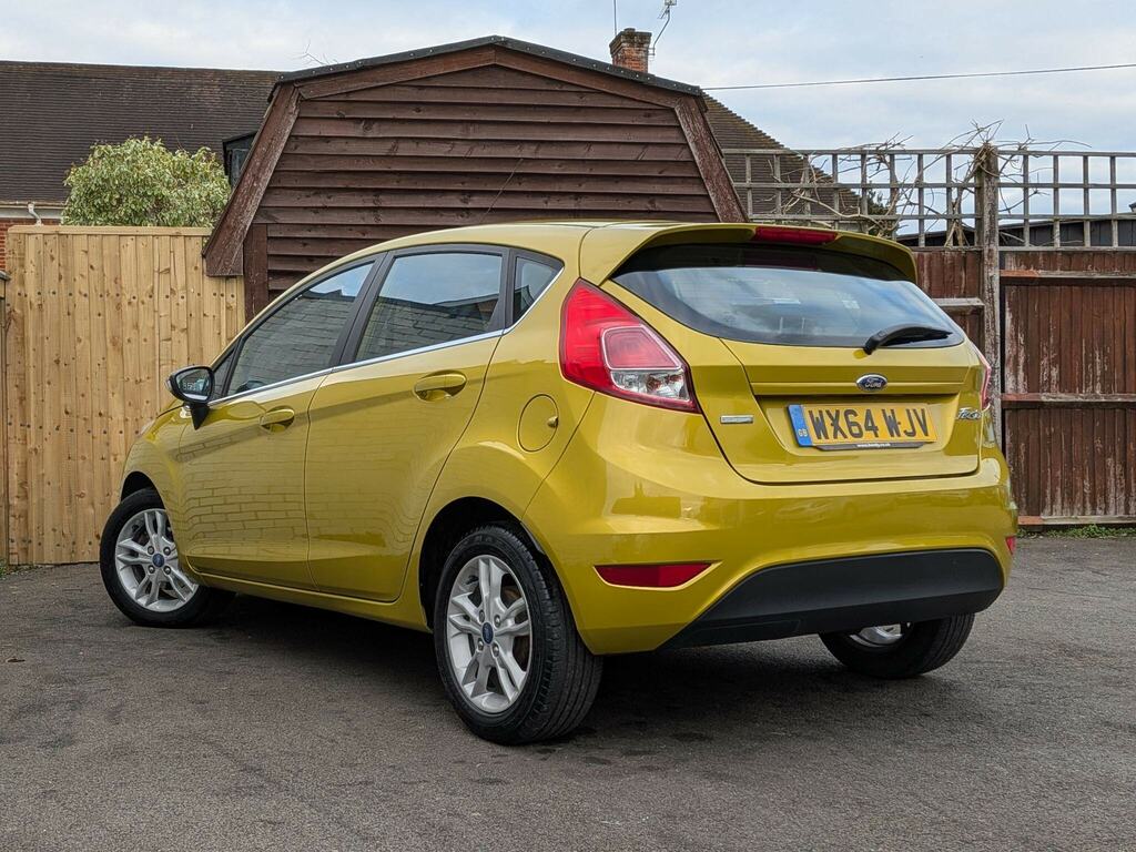 Ford Fiesta 1.0T Ecoboost Zetec Euro 5 Ss WX64WJV Yellow #4