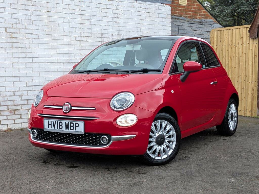 Fiat 500 1.2 Lounge Euro 6 Ss HV18WBP Red #3