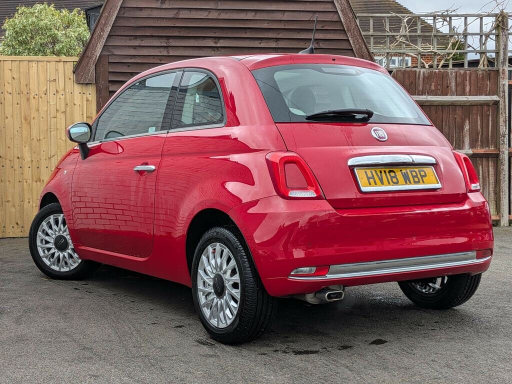 Fiat 500 1.2 Lounge Euro 6 Ss HV18WBP Red #4