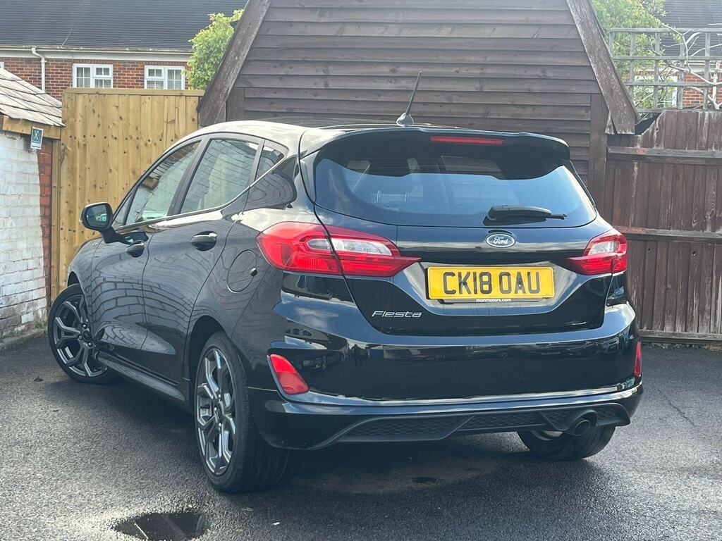 Ford Fiesta 1.0T Ecoboost St-line Euro 6 Ss CK18OAU Black #3