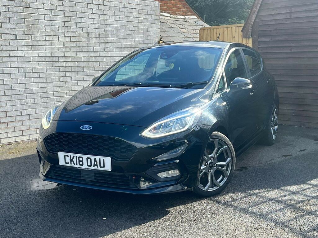 Ford Fiesta 1.0T Ecoboost St-line Euro 6 Ss CK18OAU Black #2
