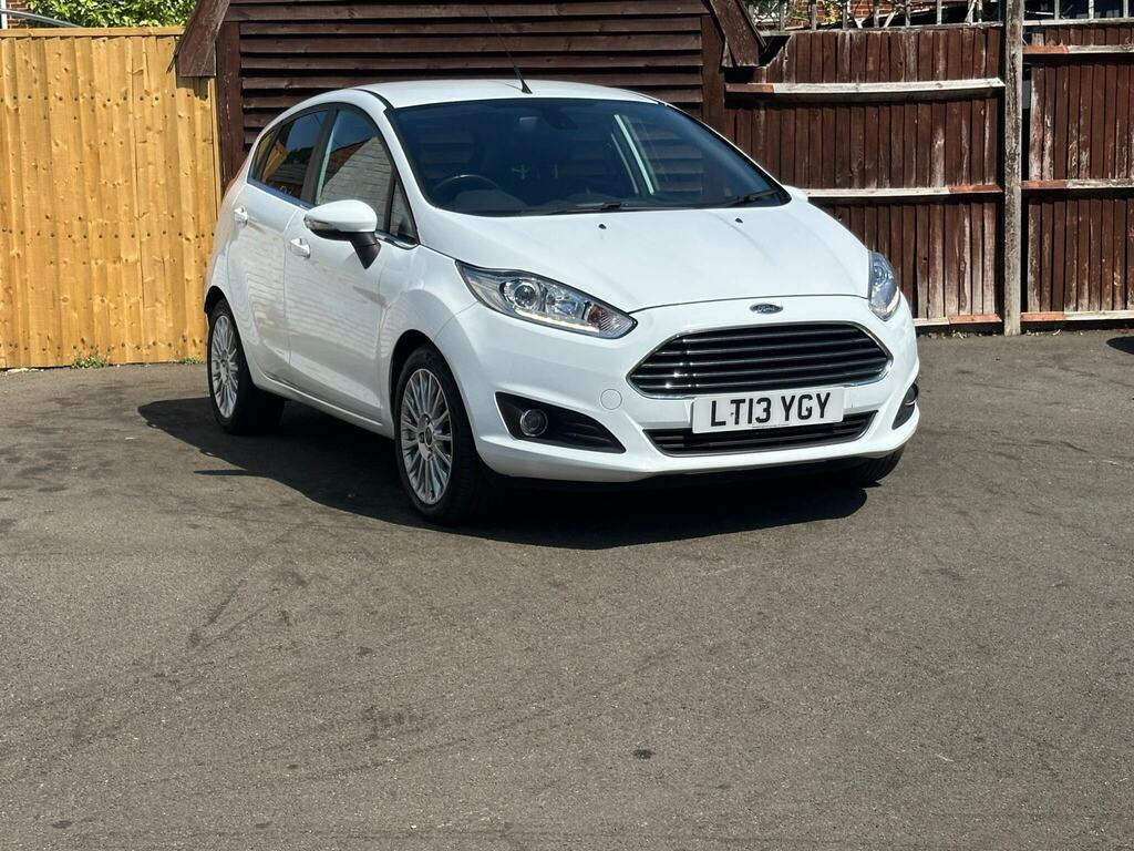 Ford Fiesta 1.0T Ecoboost Titanium Euro 5 Ss LT13YGY White #5