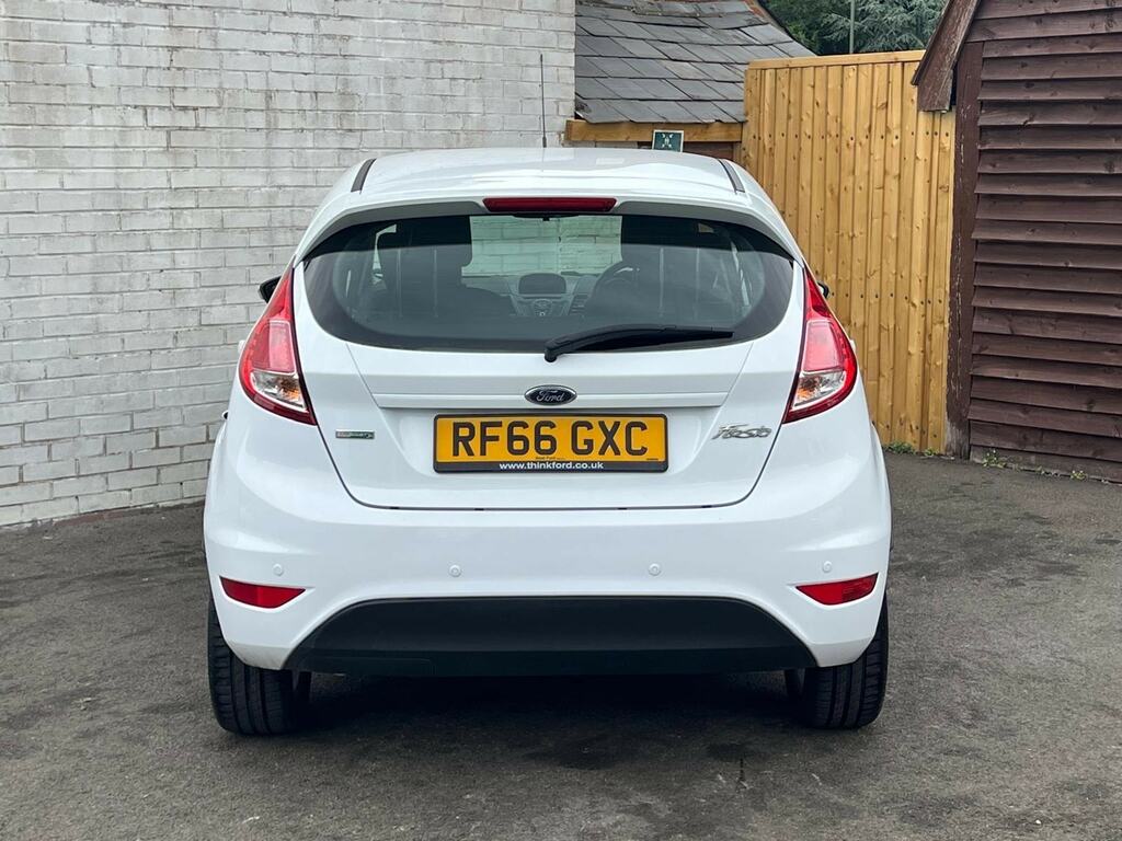 Ford Fiesta 1.0T Ecoboost Zetec Euro 6 Ss RF66GXC White #5