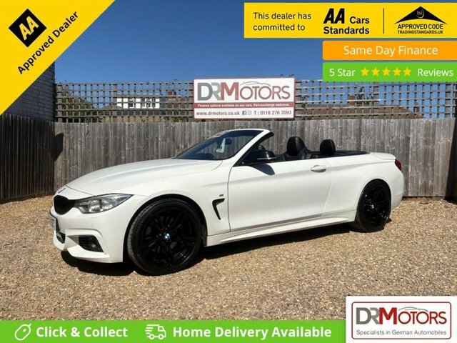 BMW 4 Series 3.0 430D M Sport Convertible Euro White
