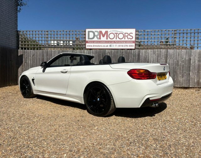 BMW 4 Series 3.0 430D M Sport Convertible Euro GY64YST White #4