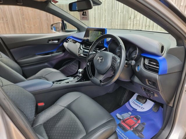 Toyota C-Hr 1.8 Vvt-h Dynamic Suv Hybrid Cvt Euro 6 YR17PWX Silver #2