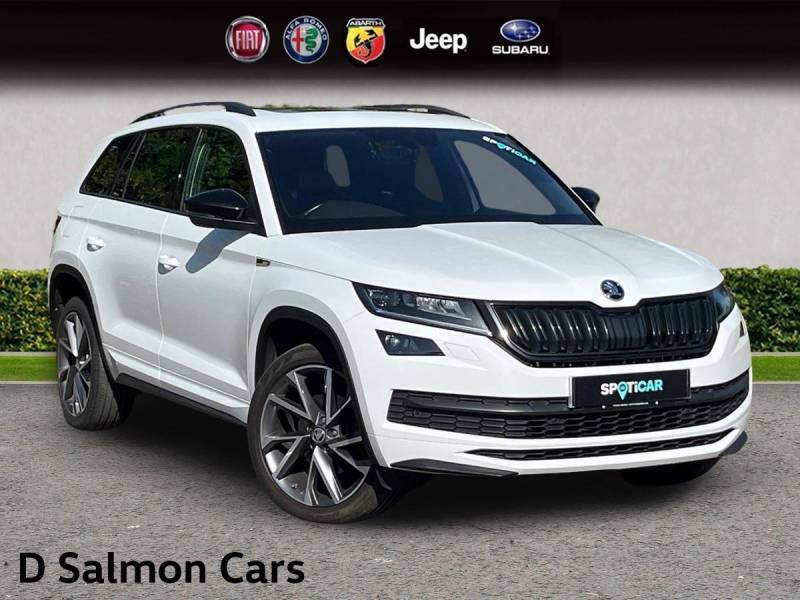 Skoda Kodiaq 1.5 Tsi Act Sportline Dsg Euro 6 Ss 7 Seat White
