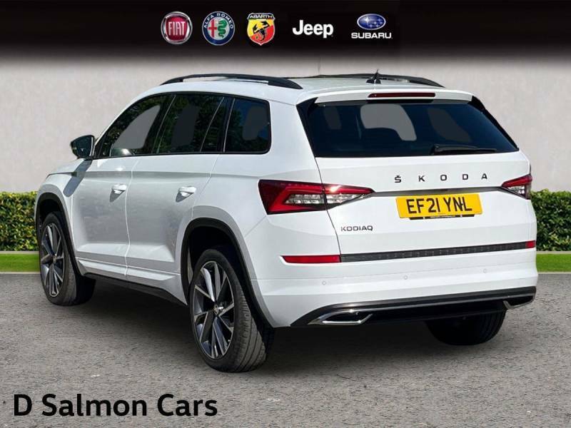 Skoda Kodiaq 1.5 Tsi Act Sportline Dsg Euro 6 Ss 7 Seat EF21YNL White #5