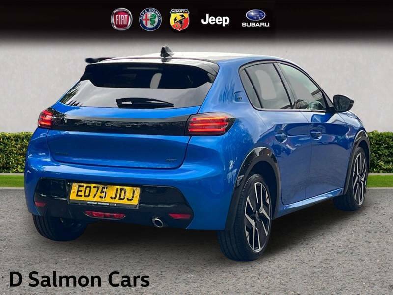 Peugeot 208 1.2 Puretech Gt Euro 6 Ss - 2025 75 EO75JDJ Blue #5
