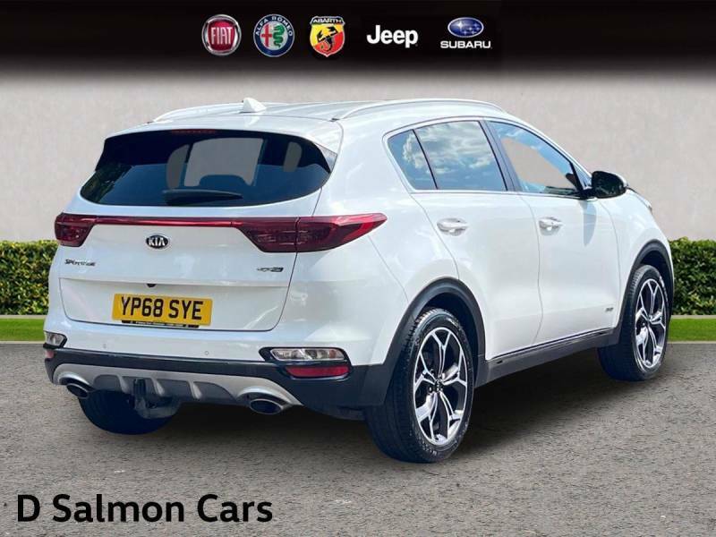 Kia Sportage 1.6 T-gdi Gt-line Dct Awd Euro 6 Ss - 2018 YP68SYE White #4
