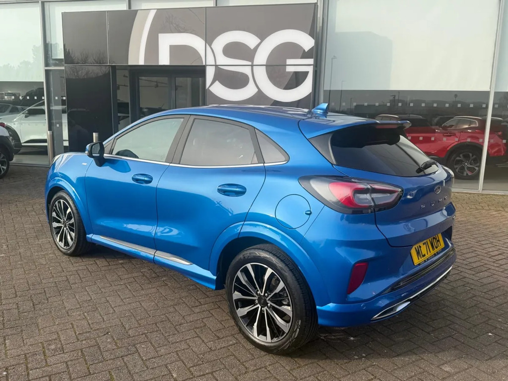 Ford Puma 1.0 Ecoboost Hybr Mhev 155 St-line Vignale Dct ML71WOH Blue #3