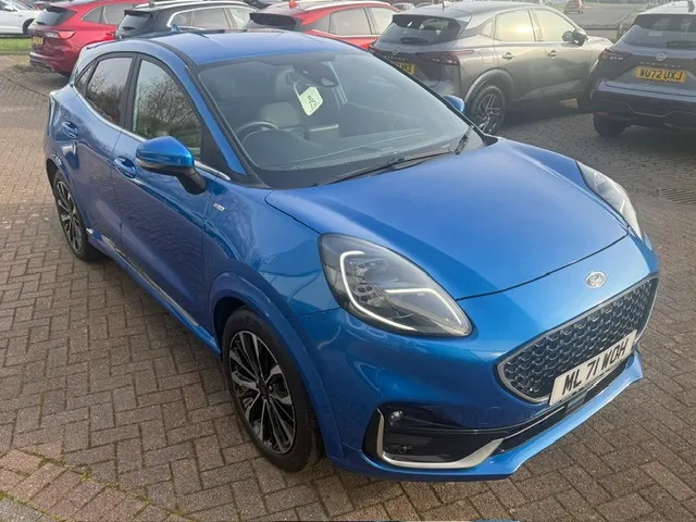 Ford Puma 1.0 Ecoboost Hybr Mhev 155 St-line Vignale Dct ML71WOH Blue #4
