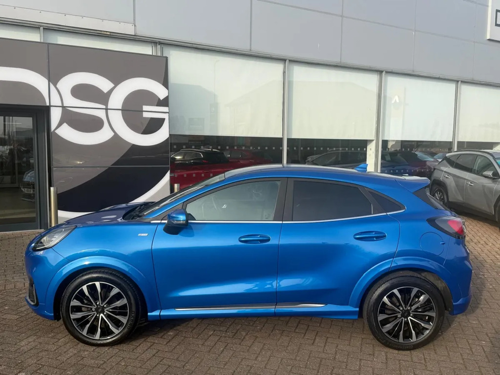 Ford Puma 1.0 Ecoboost Hybr Mhev 155 St-line Vignale Dct ML71WOH Blue #2