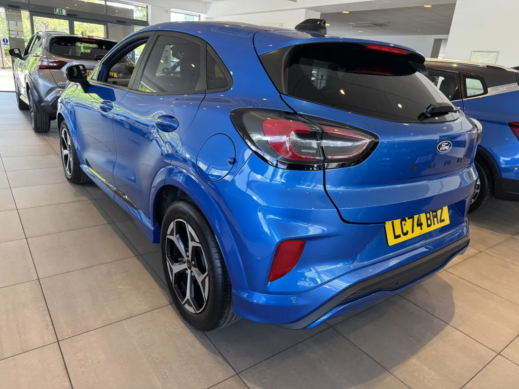 Ford Puma 1.0 Ecoboost Hybrid Mhev St-line Dct LC74BHZ Blue #5