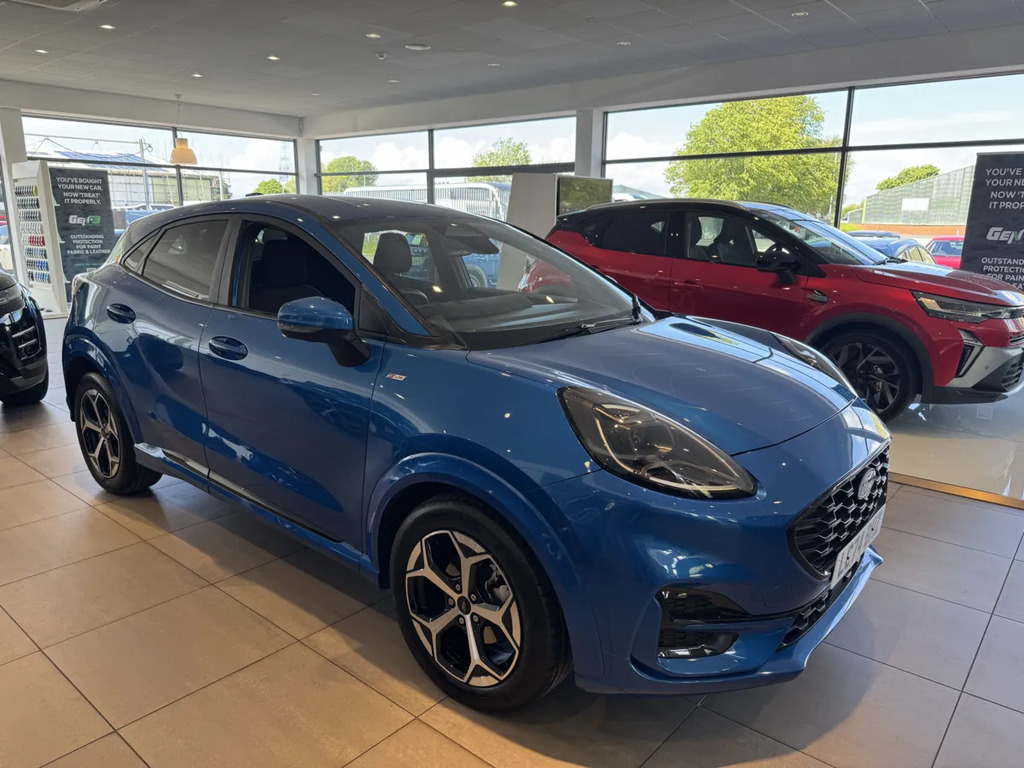 Ford Puma 1.0 Ecoboost Hybrid Mhev St-line Dct Blue