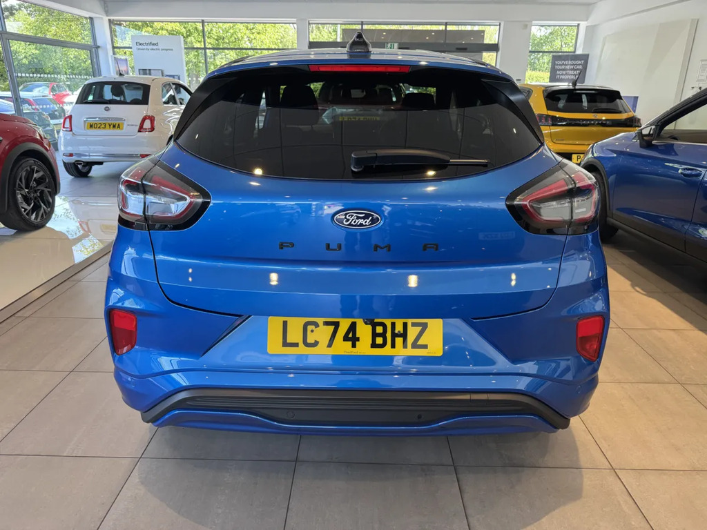 Ford Puma 1.0 Ecoboost Hybrid Mhev St-line Dct LC74BHZ Blue #6