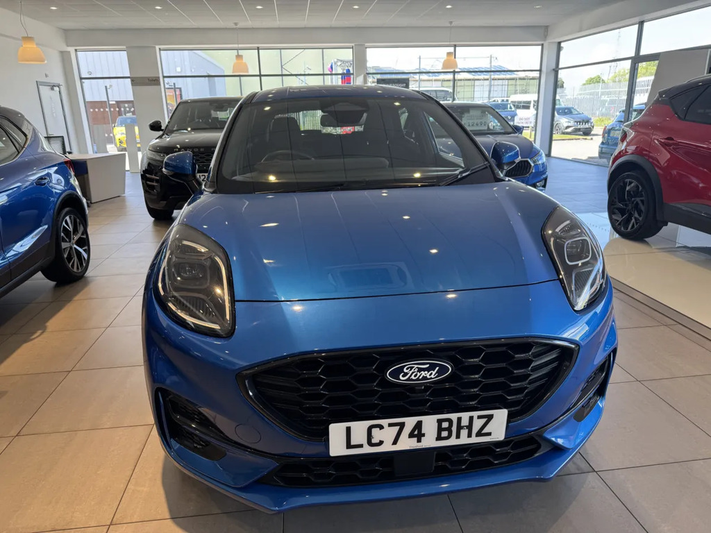 Ford Puma 1.0 Ecoboost Hybrid Mhev St-line Dct LC74BHZ Blue #2
