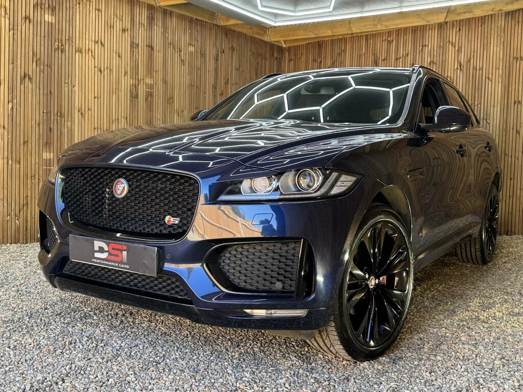 Jaguar F-Pace 3.0 D300 V6 S Awd Euro 6 Ss FX17ZFB Blue #3