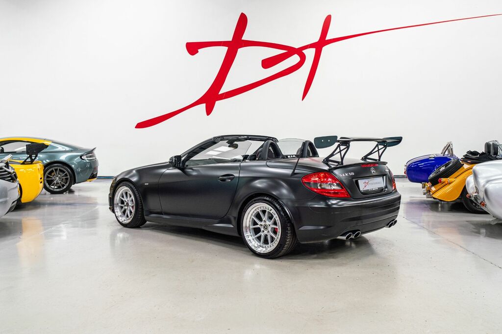 Mercedes-Benz SLK 5.4 Slk55 Amg Convertible 7G-tronic 28 Black #4